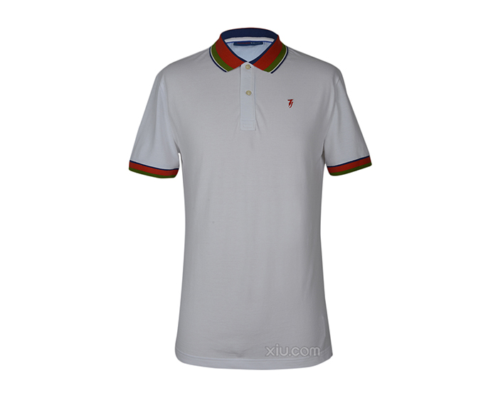 trussardi 楚萨迪 男士纯棉polo衫 白色 s