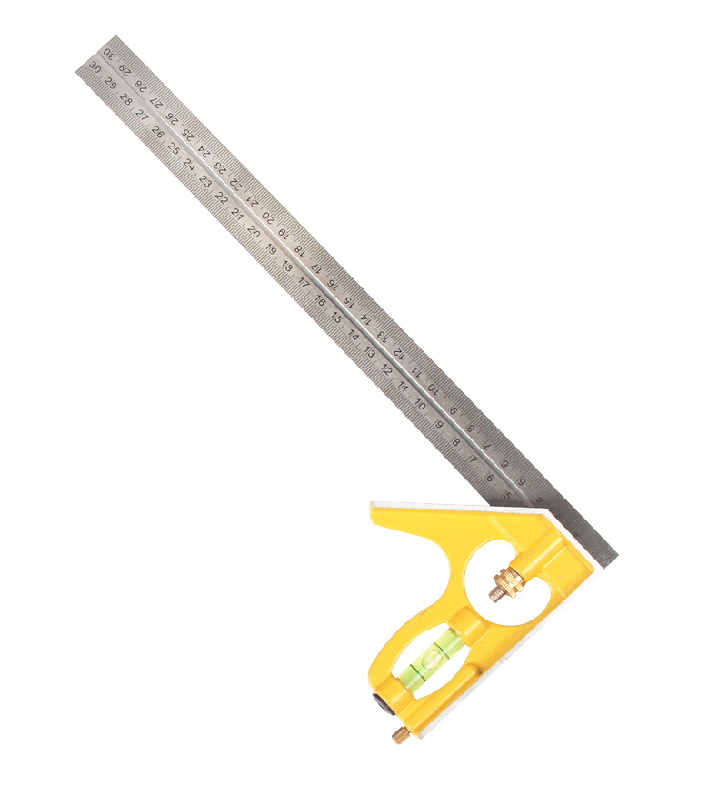 直角90度角度尺 木工角尺 移动角尺45°拐尺直角尺带水平泡 组合角尺