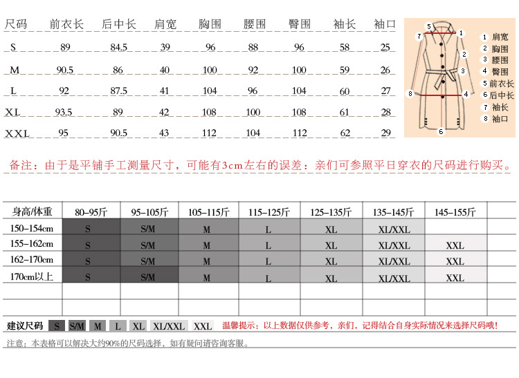 
                                        亦朵 2017秋冬新款加厚羊毛呢外套女中长款气质双面羊毛大衣呢子大衣女 灰色 L                
