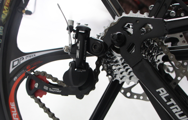 altruism x9铝合金辐条轮折叠自行车21/24速禧玛诺24/26寸双碟刹男女