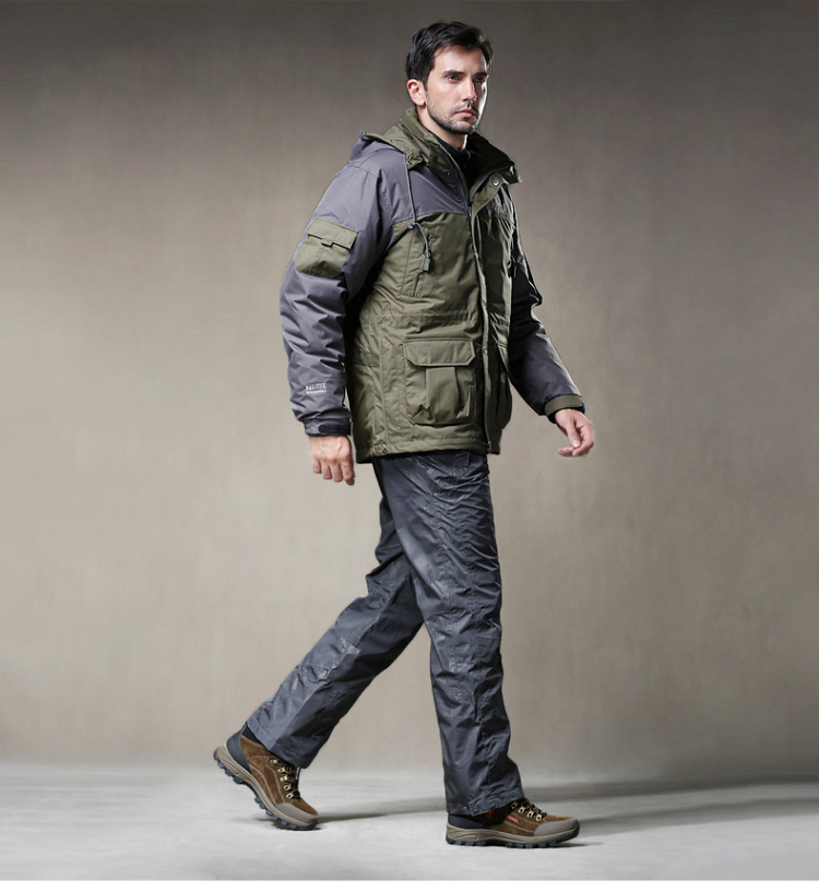 骆驼(camel)户外男款高帮登山鞋 82330606 卡其 38