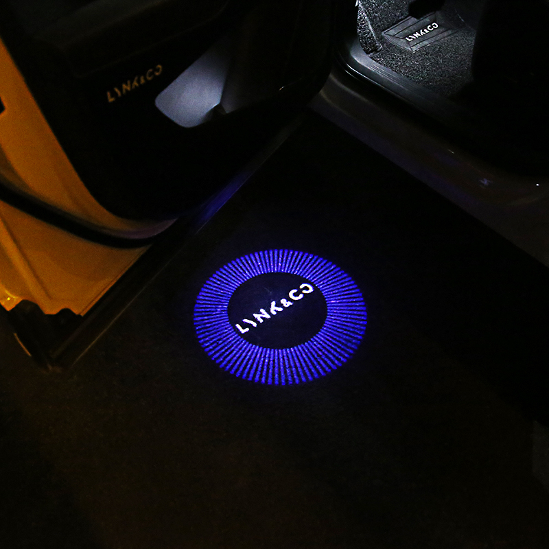 领克01迎宾灯车门灯镭射灯氛围灯照地灯投影灯 汽车改装专用装饰 领克