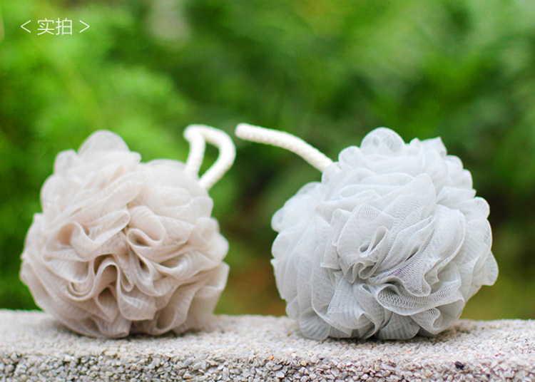 柔软沐浴擦 沐浴球 搓澡 浴球 男女浴球 大号 浅绿色