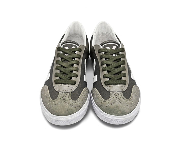 veja 中性volley帆布拼接帆布鞋 灰色 36