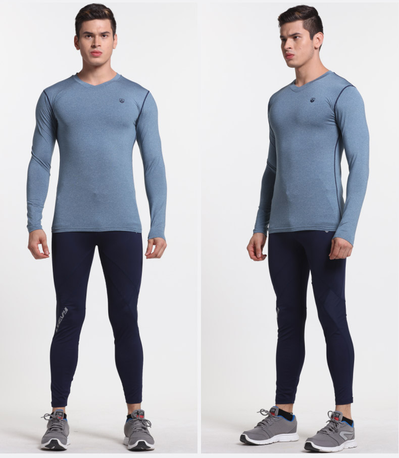 力为运动裤马拉松跑步训练健身紧身裤男长裤 黑色 m