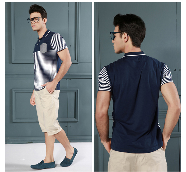 鸿星尔克(erke)男条纹简约时尚休闲商务衬衫 11214202427 大红 2xl码