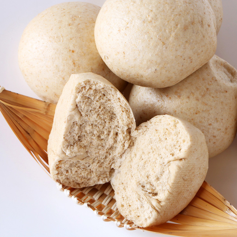 大菜园全麦馒头大小麦馍馍大粗粮老面馒头杂粮面食20个装