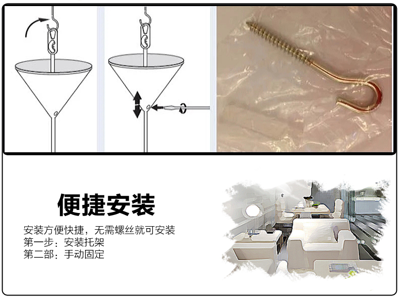 【双旦狂欢】飞利浦led吊灯 现代简约创意客厅欧式餐厅吊灯 欣易单头吊灯 白色 不含光源