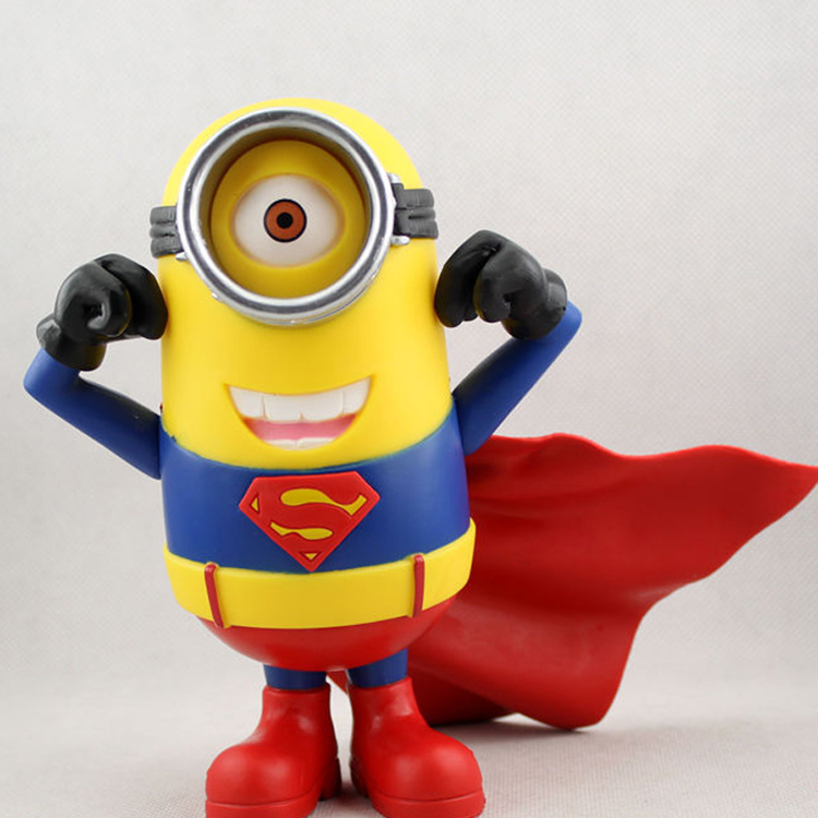 动漫卑鄙的我 美国超人奶爸 超人小黄人手办