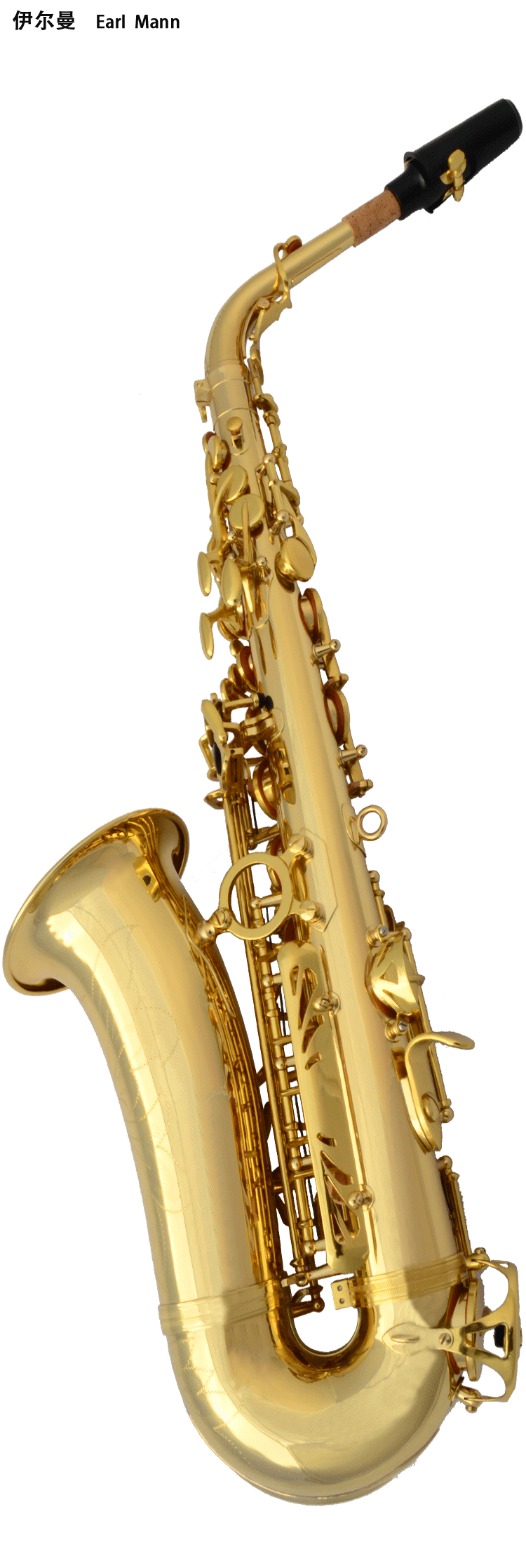 earl mann漆金中音降e萨克斯管乐器 y-as-302
