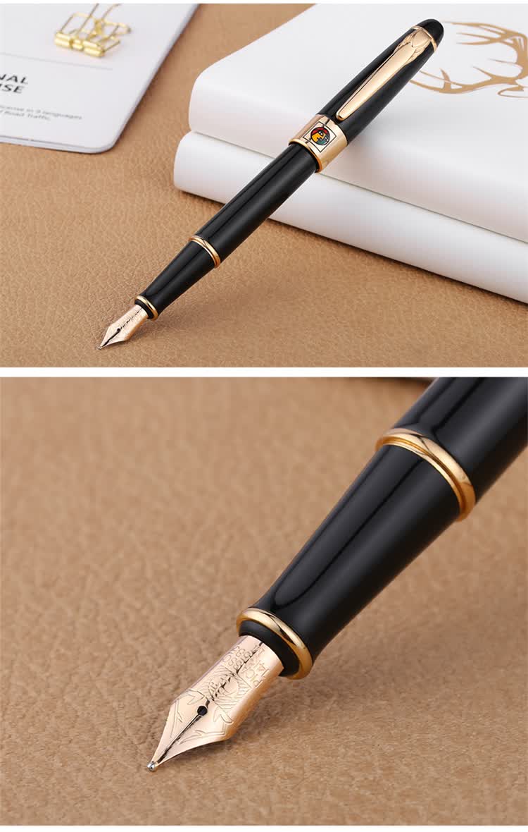 毕加索pimio钢笔14k金笔89爵士男士办公用商务礼品礼盒装