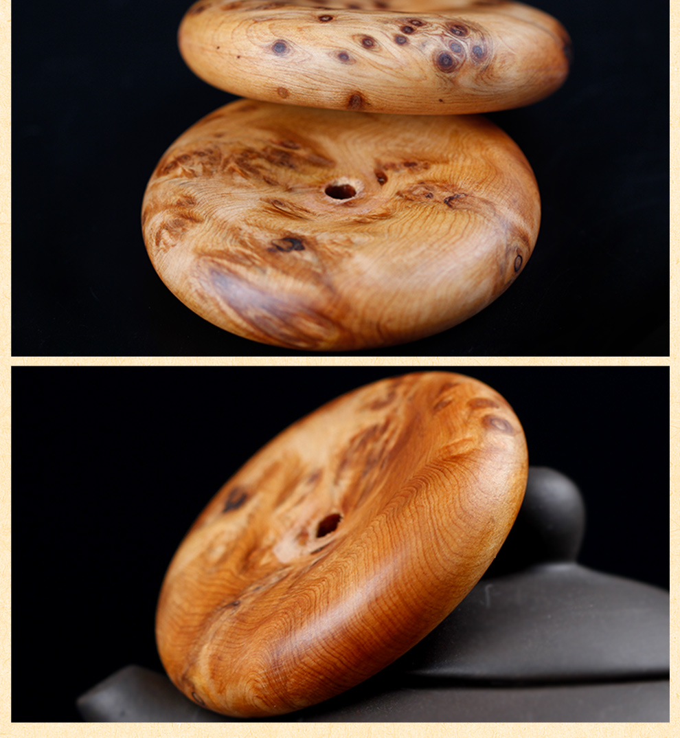 瘤疤雀眼钥匙扣车挂天然木饰饰品文玩挂件手把件 太行崖柏钥匙扣50mm