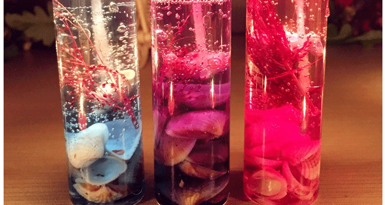 
                                        安礼轩贝壳香薰海洋果冻小蜡烛浪漫情人节 婚庆蜡烛杯 3x11cm珊瑚红  大号                