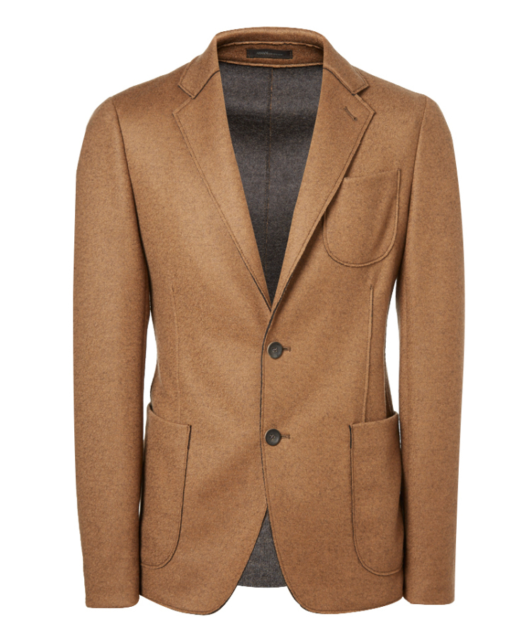 阿玛尼armani男装单西棕色scg500scs74 48