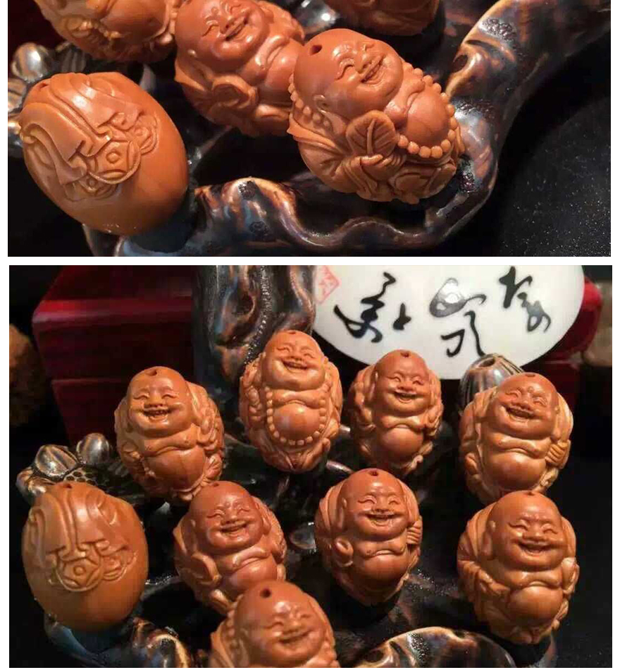 东赏 橄榄核刘仁义弥勒佛【85.20克】带证书