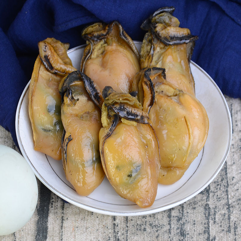 海鲜阁台山淡晒金蚝干生蚝干牡蛎干250g海鲜干货500g约40头