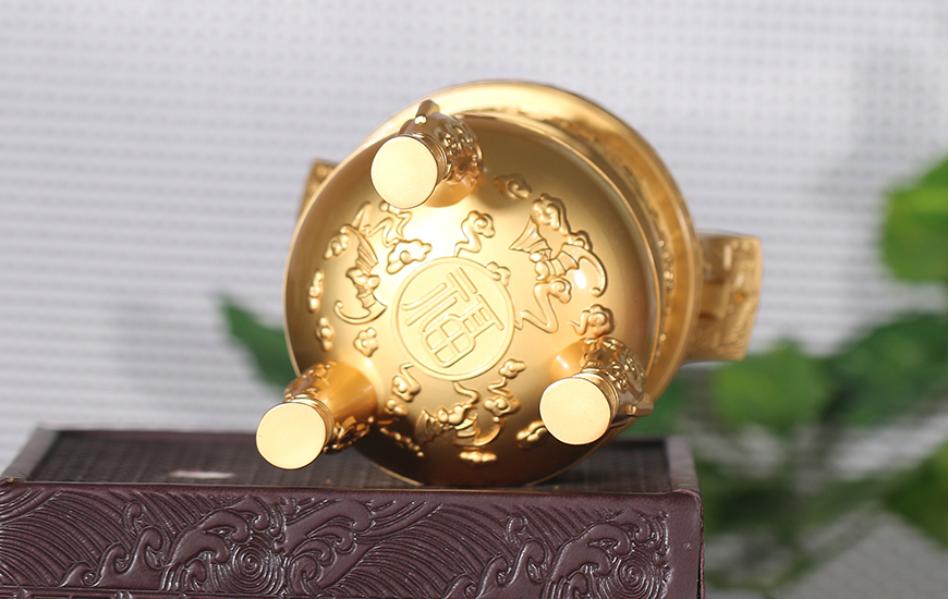 太平祥和 和田玉 青玉 鼎 摆件【大器玉器】