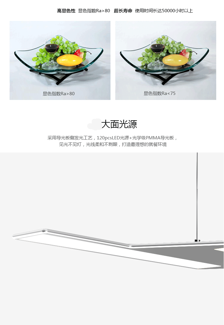 Adot led餐厅吊灯 个性吊灯 现代简约 吧台创意吊灯 艺术饭厅吊灯 正白光