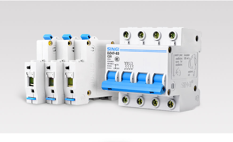 信基伟业 断路器 dz47-63 空气开关 电闸开关 短路保护器 dz47-63 4p