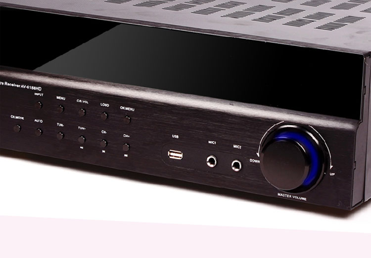 []豪韵(hypersound)av-6188 高清6声道5.1家庭影院功放机