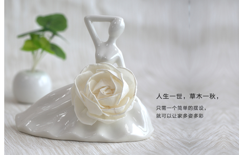 
                                        美女舞者无火香薰礼盒套装 卧室无火香薰精油套装挥发熏香料 海洋                