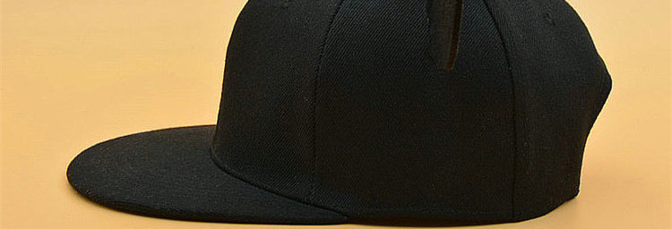 智乐优 创意礼品韩版可爱米奇帽子 亲子鸭舌大耳朵平沿棒球帽子 纯黑