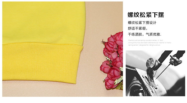 暖美姿2016秋装新款长袖条纹T恤女套装大码印花连帽学生休闲运动卫衣套装两件套396 黑色套装 M95到102斤