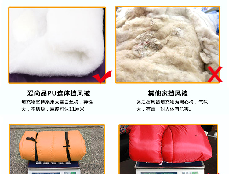 
                                        爱尚品电动车挡风被冬季电瓶车摩托车电车保暖被连体防风被防雨水A1 黑白点2                
