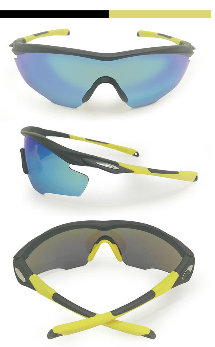 希途citoor 骑行镜 男女通用防紫外线 炫彩镜片 橙色