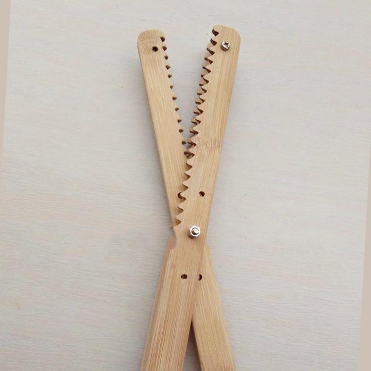 竹夹子夹鳝鱼的黄鳝夹 鳝鱼夹子 控鱼器垃圾夹泥鳅夹子竹子竹片夹l1