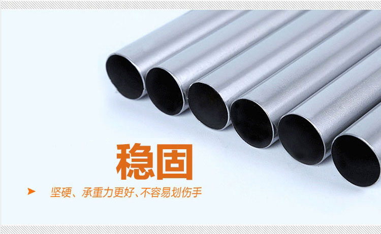 不锈钢双杆晾衣架 室内阳台升降晾晒架 折叠落地伸缩衣架 双杆简约版 不带轮子 无额外鞋架 落地式