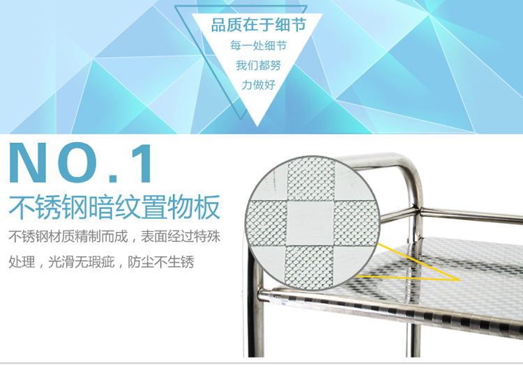 不锈钢厨房置物架加高整理架收纳架微波炉置物架烤箱架浴室置物架落地火锅架蔬菜架 加大60*35*125五层可调