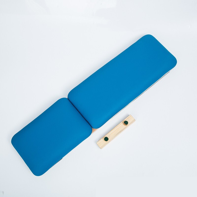 股四头肌训练板康复器材儿童运动下肢膝关节锻炼 带绑带打洞款7档130