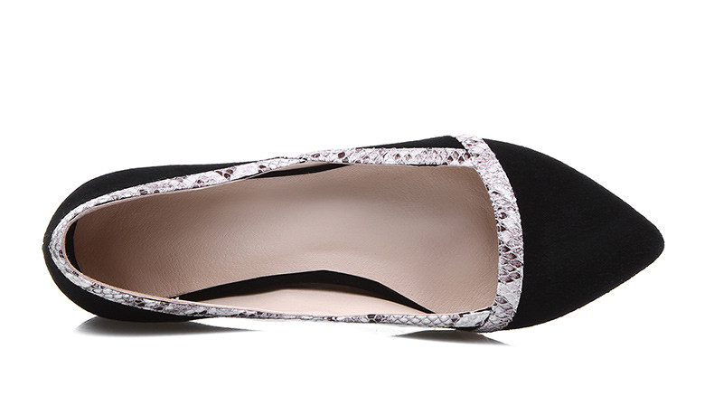 卡丝拉狄 cathyladi 2015新款甜美女士平底休闲浅口拼色套脚单鞋 黑色