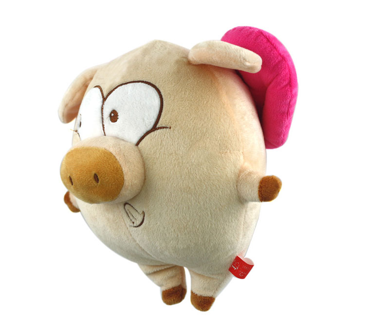 绎美 玩具礼品 可爱飞天猪布娃娃 萌萌公仔毛绒玩具