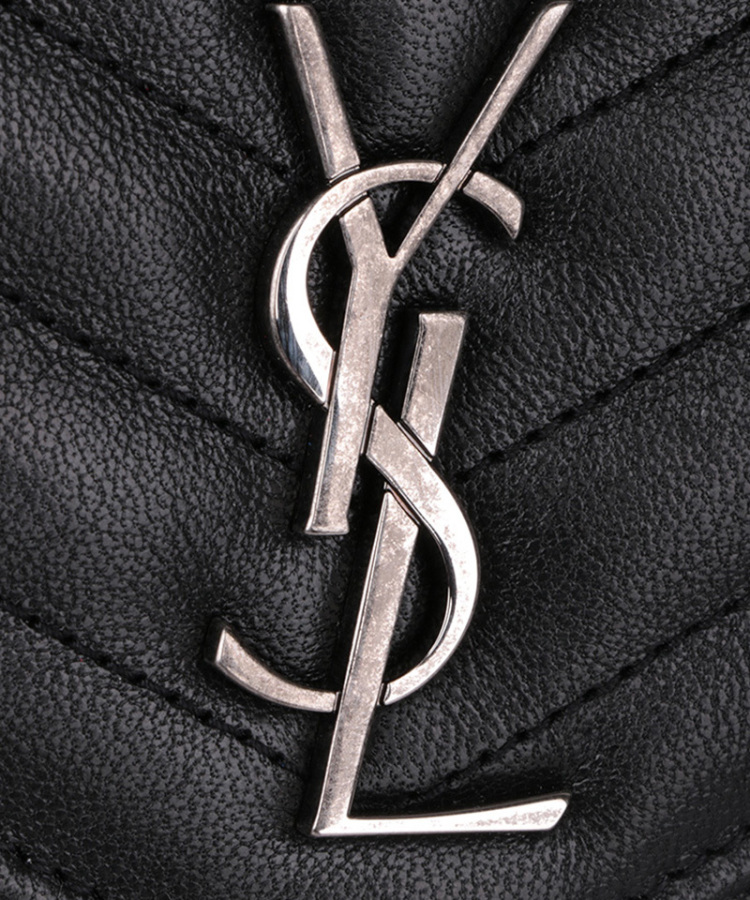 圣罗兰saint laurentysl女包单肩包黑色牛皮393953