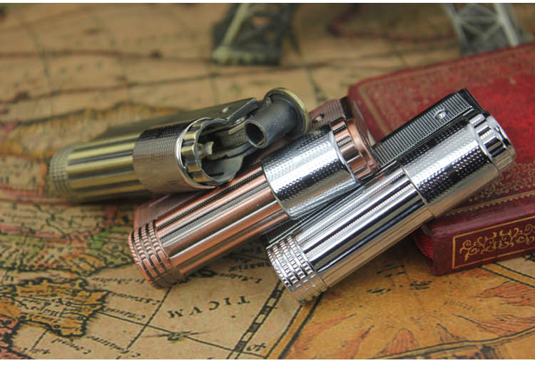 复古老式煤油打火机防风超薄怀旧版送配件 经典黑