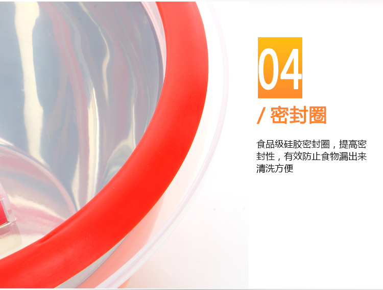 汇康 韩式泡面碗 学生保温饭碗 保鲜盒大号便当不锈钢碗 方便面碗 橙色粉色2个装