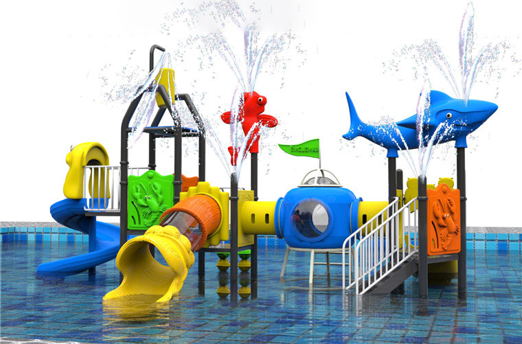 水上滑梯游泳池组合儿童乐园滑梯大型户外室内戏水玩具设备幼儿园滑梯