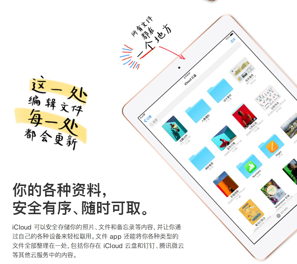 苹果 2018款 9.7寸IPAD 4G版 全网通 新品上市