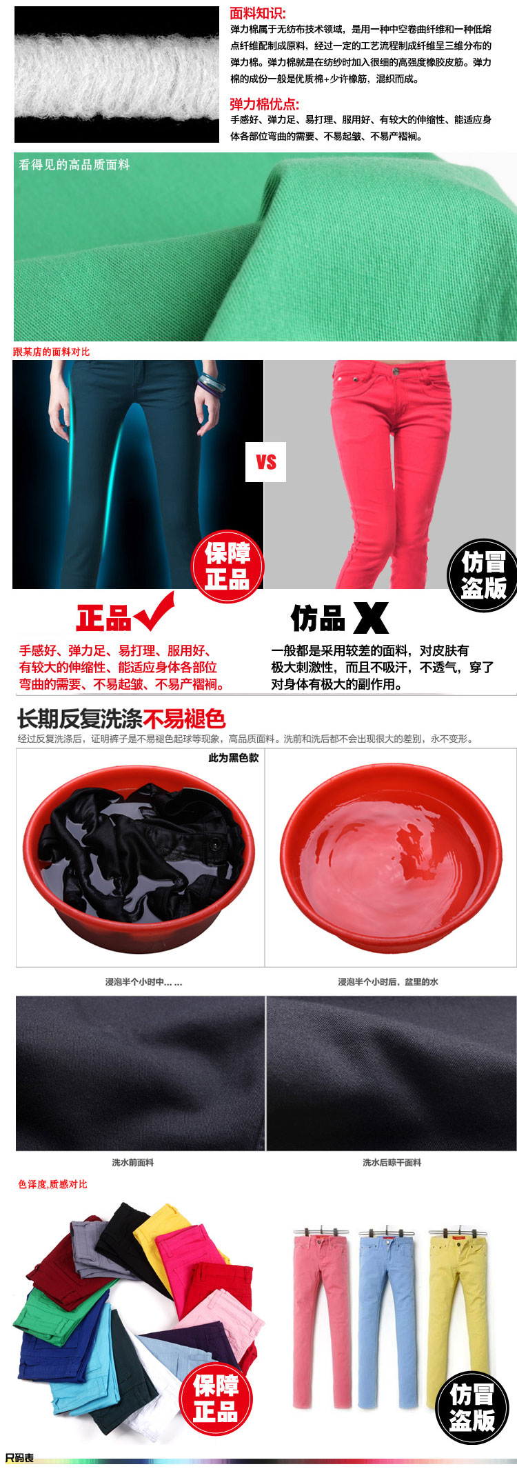 
                                        格拉芙 清仓春夏款女士糖果色铅笔裤韩版弹力修身牛仔裤女小脚长裤打底裤潮 白色 27                