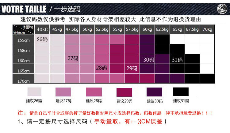 花开二度 2015秋冬韩版女装 女士新款修身显瘦弹力 铅笔裤 中腰小脚裤 牛仔裤长裤 深蓝色 26码