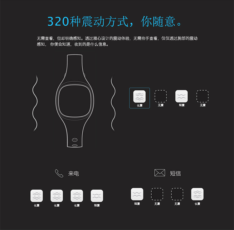 bong XX智能手环运动计步器睡眠健康管理智能手环 bongXX-黑色