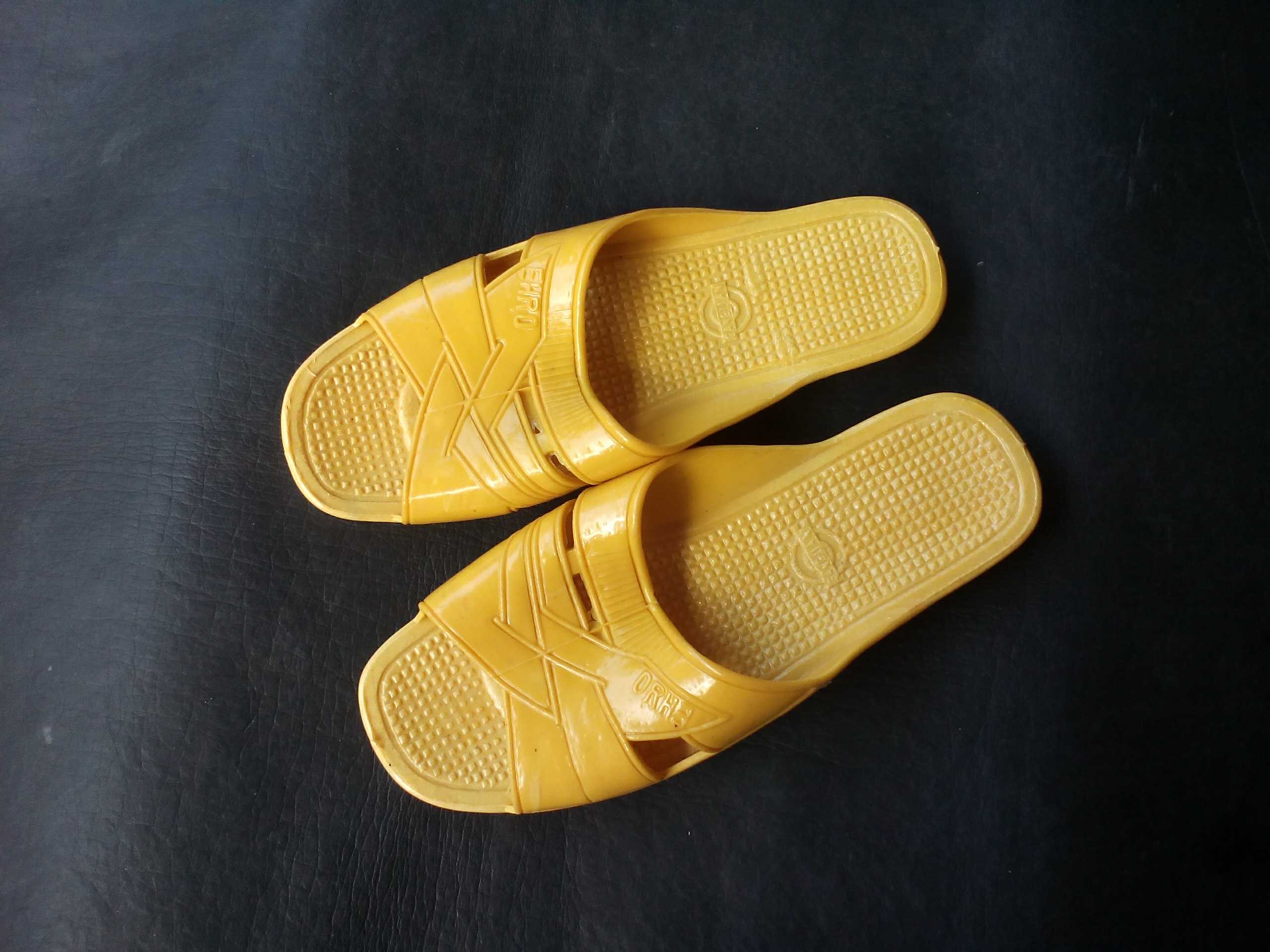 夏季中老年男塑胶塑料民工浴室拖鞋硬底家居一字拖复古简易拖鞋老人凉