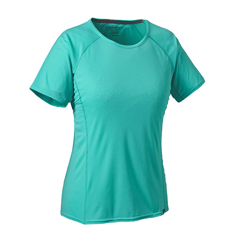 巴塔哥尼亚(patagonia) 女式户外化纤内衣短袖上衣 45656 strb(海峡蓝