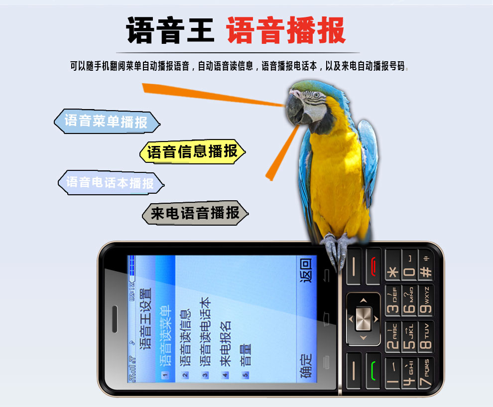 乐锐L908 移动/联通2G 老人手机  双卡双待 黑色