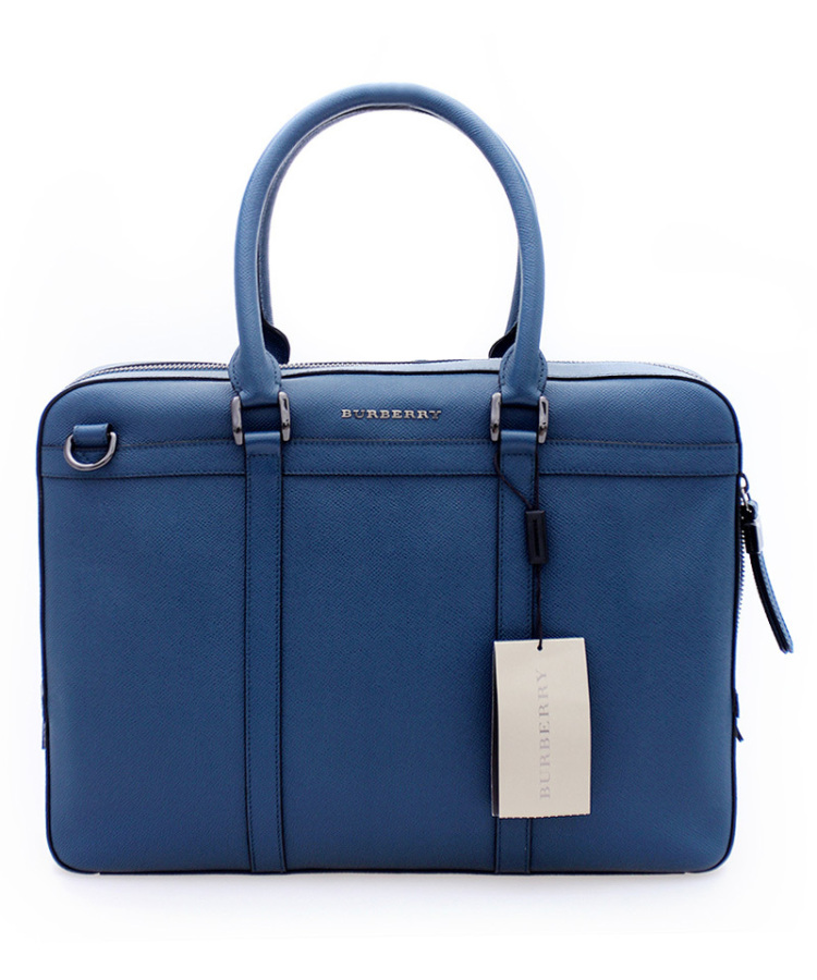 博柏利burberry巴宝莉男士手提包藏蓝色38735011