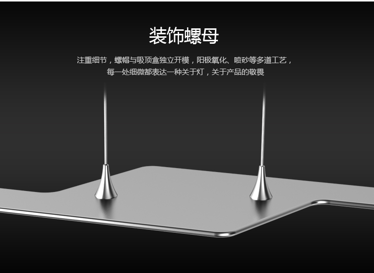 Adot led餐厅吊灯 个性吊灯 现代简约 吧台创意吊灯 艺术饭厅吊灯 正白光