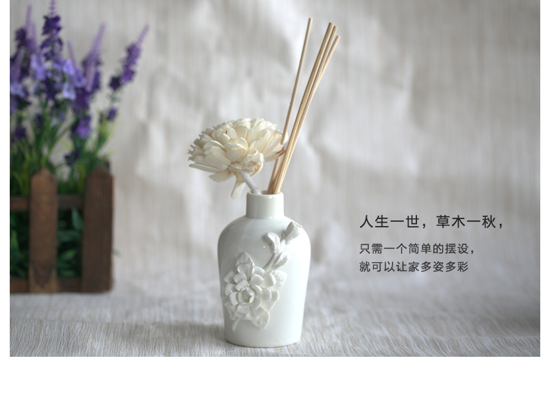 
                                        香氛空间 无火香薰套装 室内香薰精油 无烟香薰瓶 养生器械 套装 茉莉                