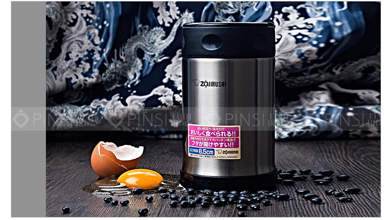 
                                                            象印（ZO JIRUSHI） 焖烧杯SW-EAE50进口不锈钢真空保温杯焖烧壶保温桶便当盒500ml XA钢色                